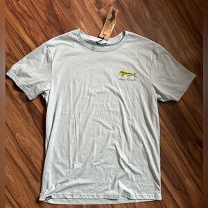NWT Pelagic medium light blue t-shirt